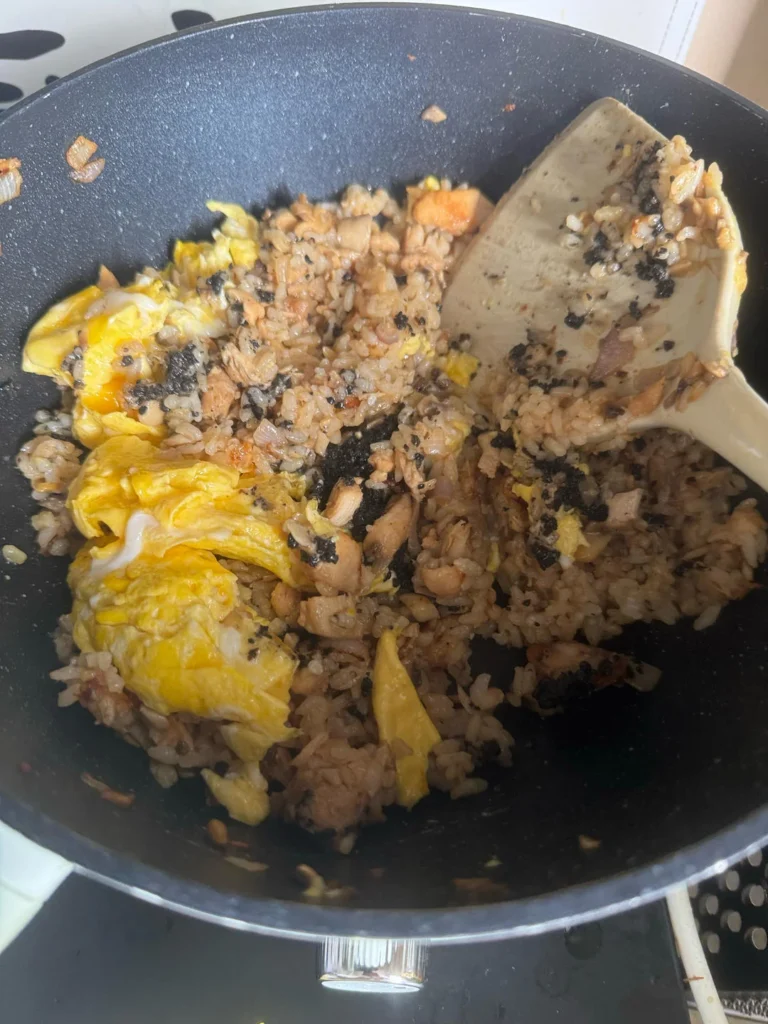 Chicken and Black Truffle Fried Rice — A Kid-Favorite