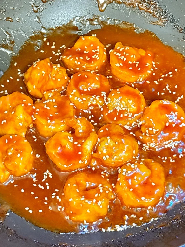 Super Quick Shrimp Balls in Tomato Sauce
