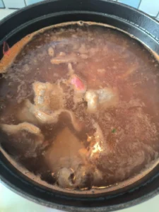 Light Blanched Beef Soup