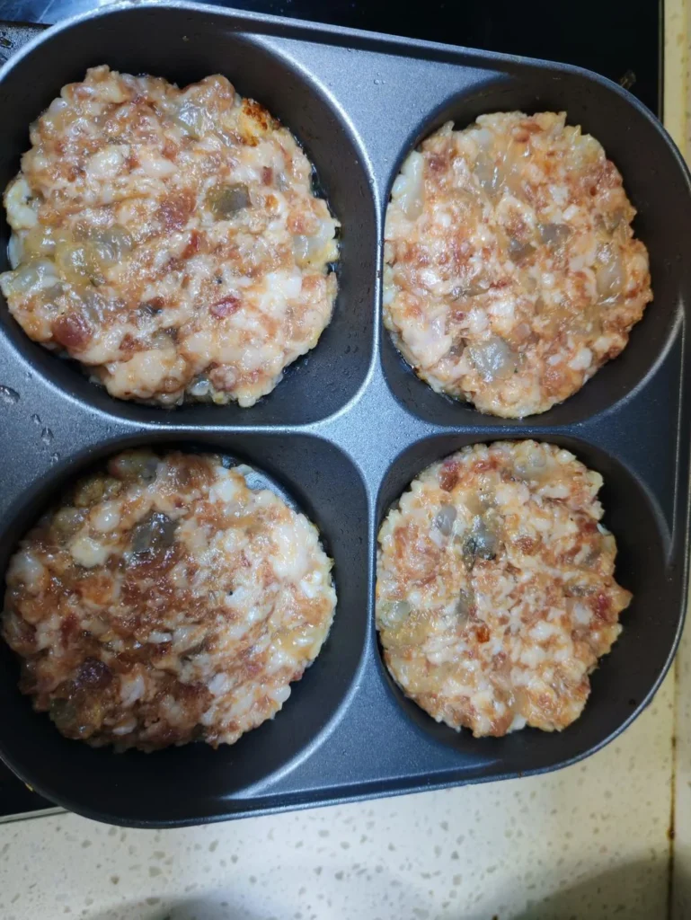 Breakfast Patties – Pork Belly & Shrimp Cakes