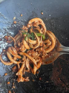 Cumin Squid Tentacles