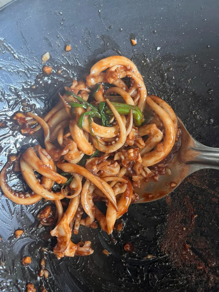 Cumin Squid Tentacles