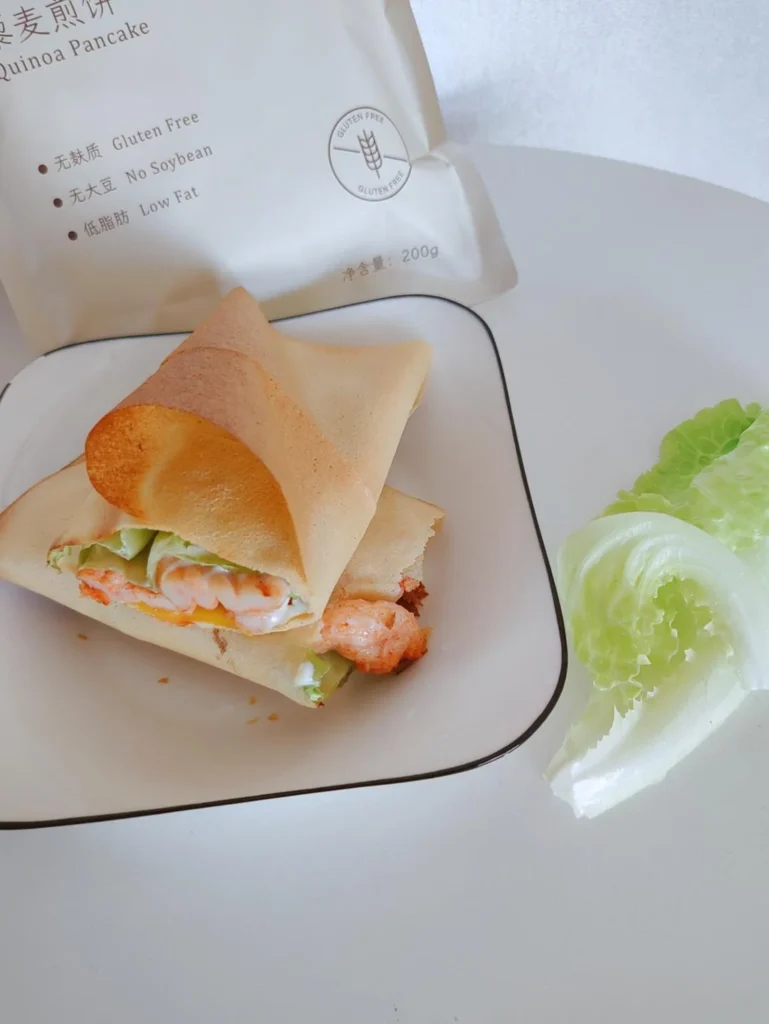 Quick Breakfast Crispy Chicken Wrap — Healthy & Low-Fat