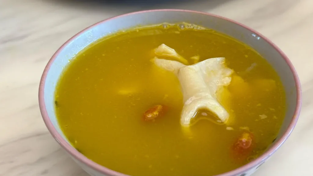 Ultimate Comfort: Golden Pumpkin Fish Maw Chicken Soup (No Bones!)