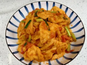 Tomato-Braised Triangular Tofu