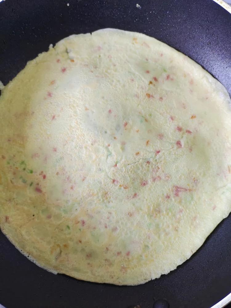 Quick Scallion Egg Pancake