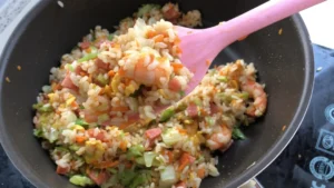 Quick Breakfast: Fried Rice & Egg Drop Soup (Super Easy)