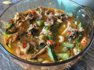 Boiled Baby Cuttlefish and Frog Medley