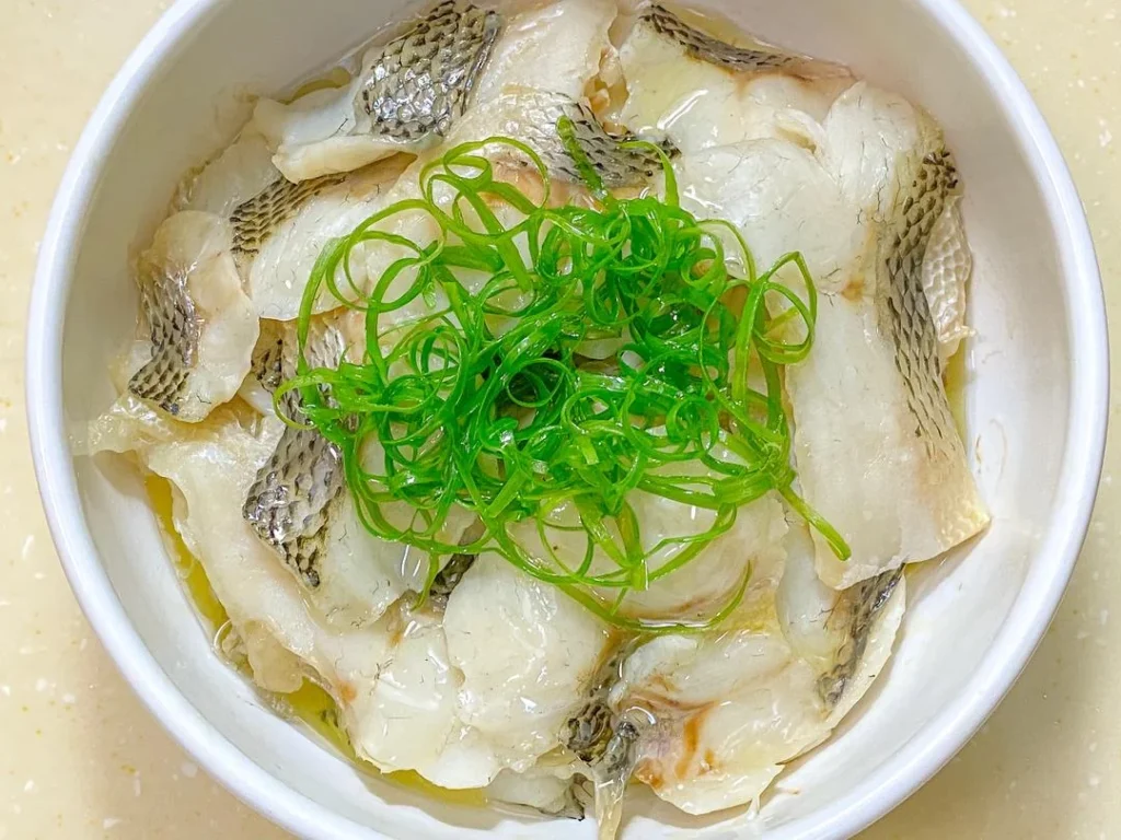 Steamed Sea Bass Fillets
