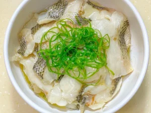 Steamed Sea Bass Fillets