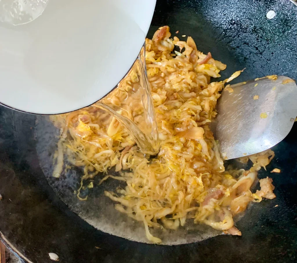 Pork and Pickled Cabbage Stew with Glass Noodles
