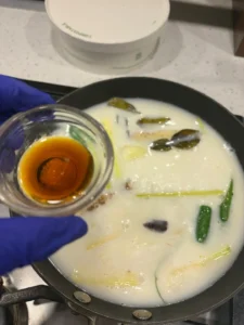 Coconut Milk Poached Fish