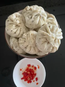 Lazy Sesame Pork and Mushroom Vegetable Buns