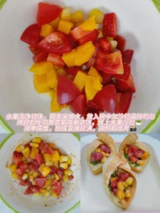 Low-Fat Breakfast! Fruit Toast Salad Made Easy