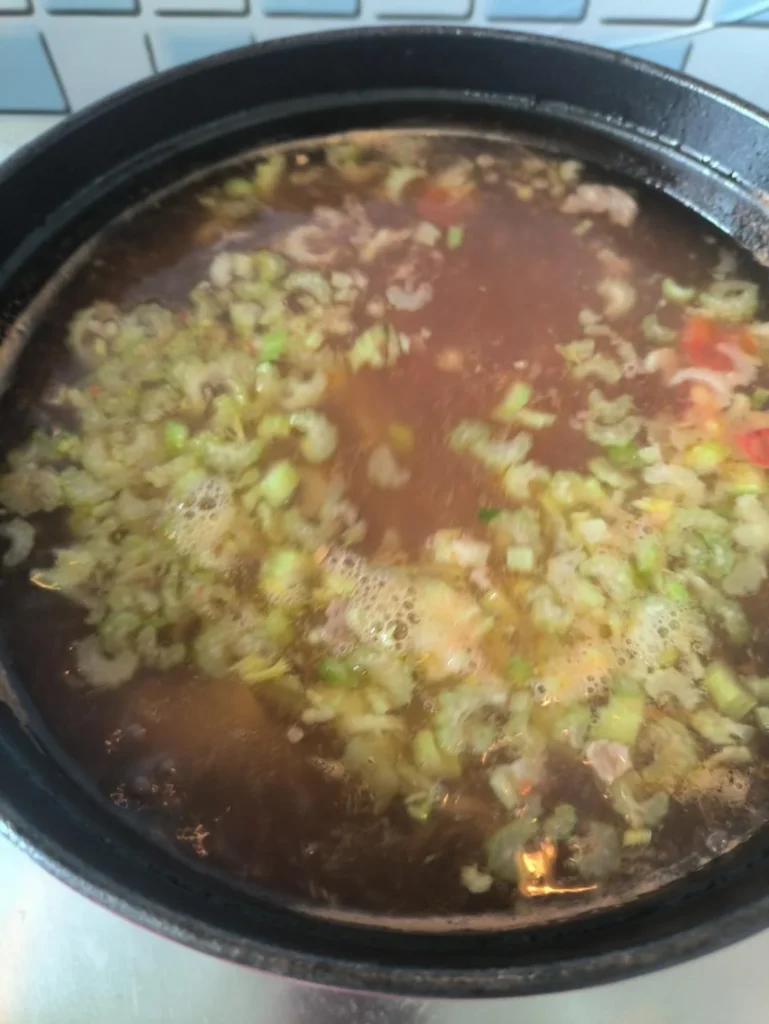 Light Blanched Beef Soup