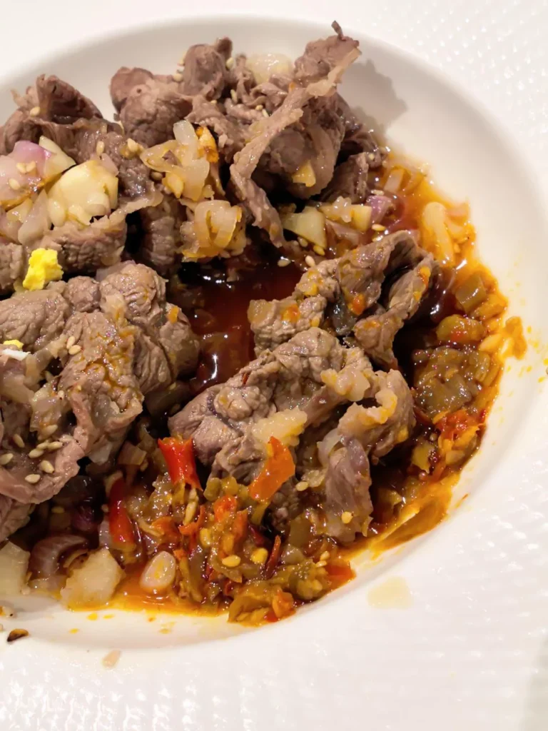 Chilled Beef Salad with Sanhua Tendon
