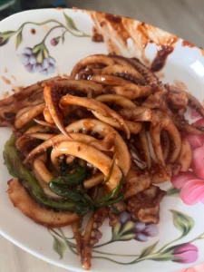 Cumin Squid Tentacles
