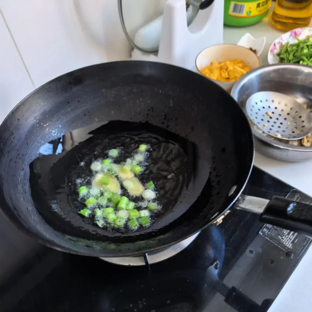 Stir-fried Octopus with Garlic Scapes