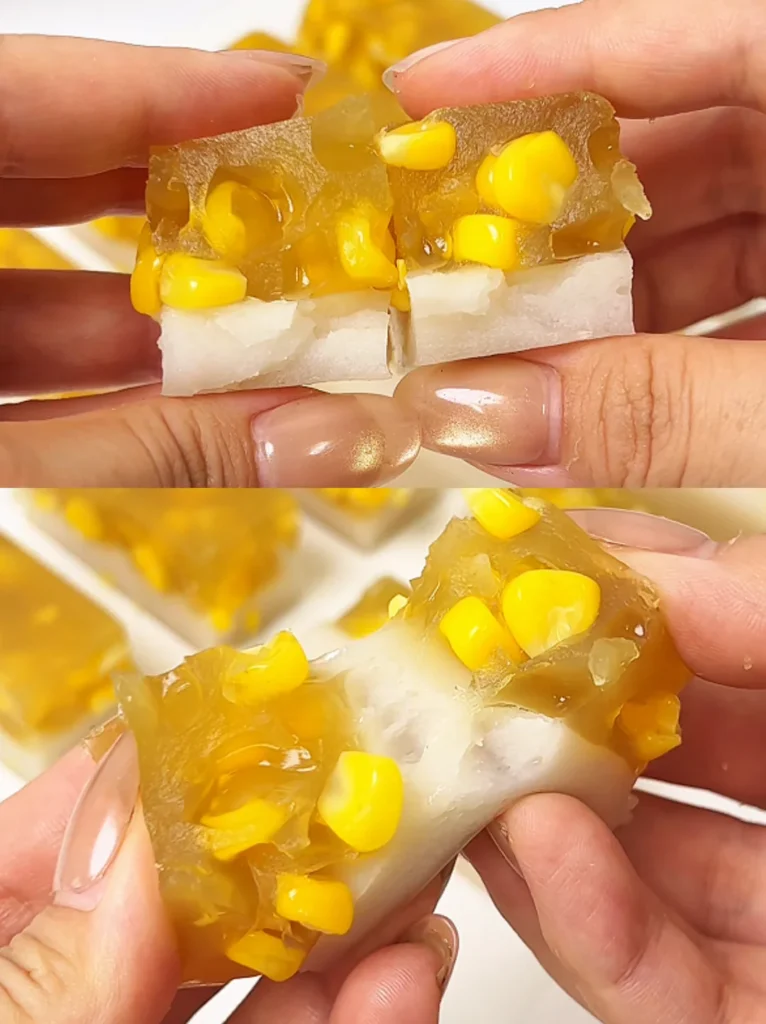 Refreshing Breakfast Treat | Corn & Coconut Water Chestnut Cake