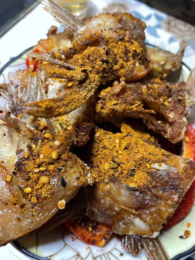 Crispy Grilled Fish Belly