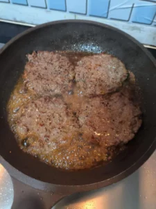 Pan-Seared Beef Patties