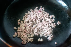 Stir-Fried Zucchini with Egg and Minced Pork