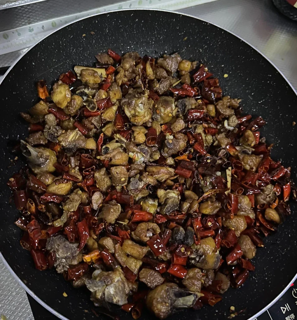 Spicy Sichuan Chicken (Laziji)
