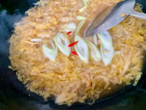 Pork and Pickled Cabbage Stew with Glass Noodles