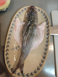 Steamed Sea Bass (Cunlu Style)