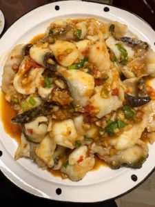 Garlic Snakehead Fish Slices