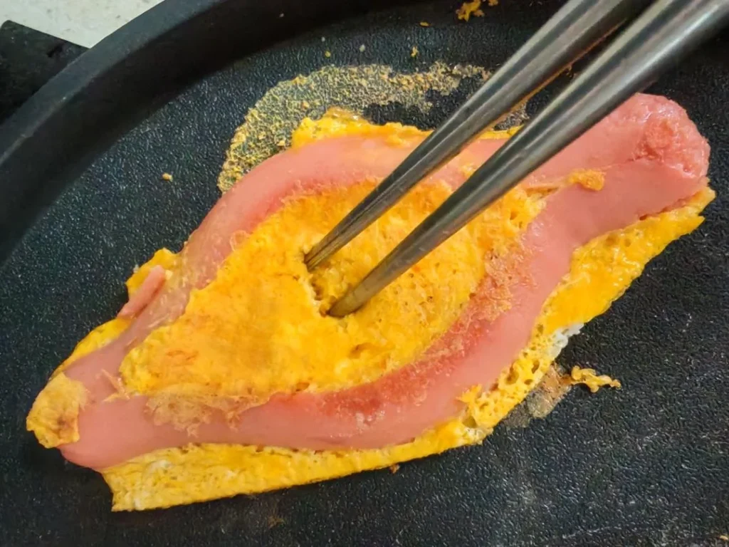 Quick Egg & Ham Sausage Breakfast