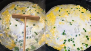 Chinese Egg and Chive Crepe-Style Pancakes