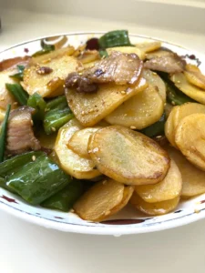 Dry-Fried Potato Slices (No Deep-Frying, No Water Added)