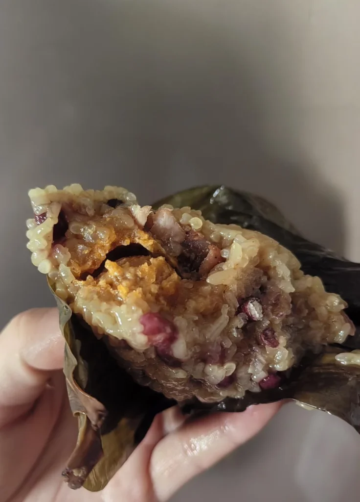 Chicken and Sausage Zongzi (Sticky Rice Dumplings)