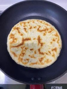 Beef and Cheese Yeast Flatbread — Pan-Fried & Air-Fried, Two Ways from One Dough!