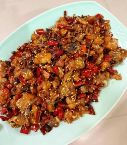 Spicy Sichuan Chicken (Laziji)