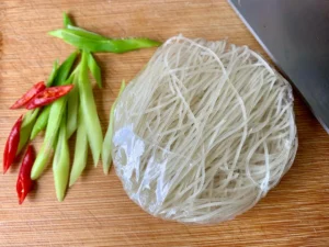 Pork and Pickled Cabbage Stew with Glass Noodles