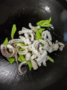 Stir-fried Squid with Gochujang Sauce