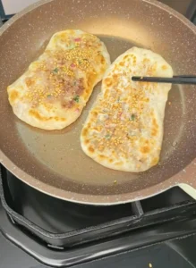 Beef Guokui (Crispy Stuffed Flatbread)