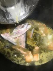 Sour Cabbage Fish with Salmon Head