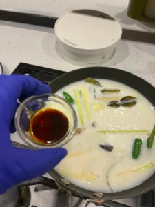 Coconut Milk Poached Fish
