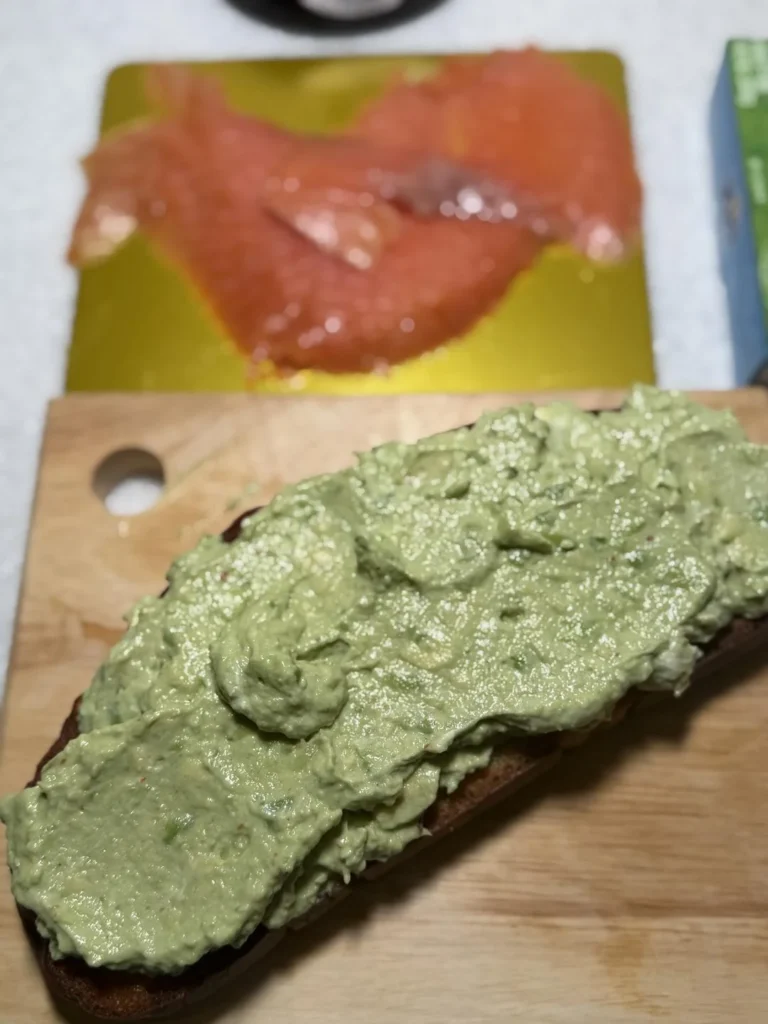 Summer Fresh Avocado & Smoked Salmon Sandwich