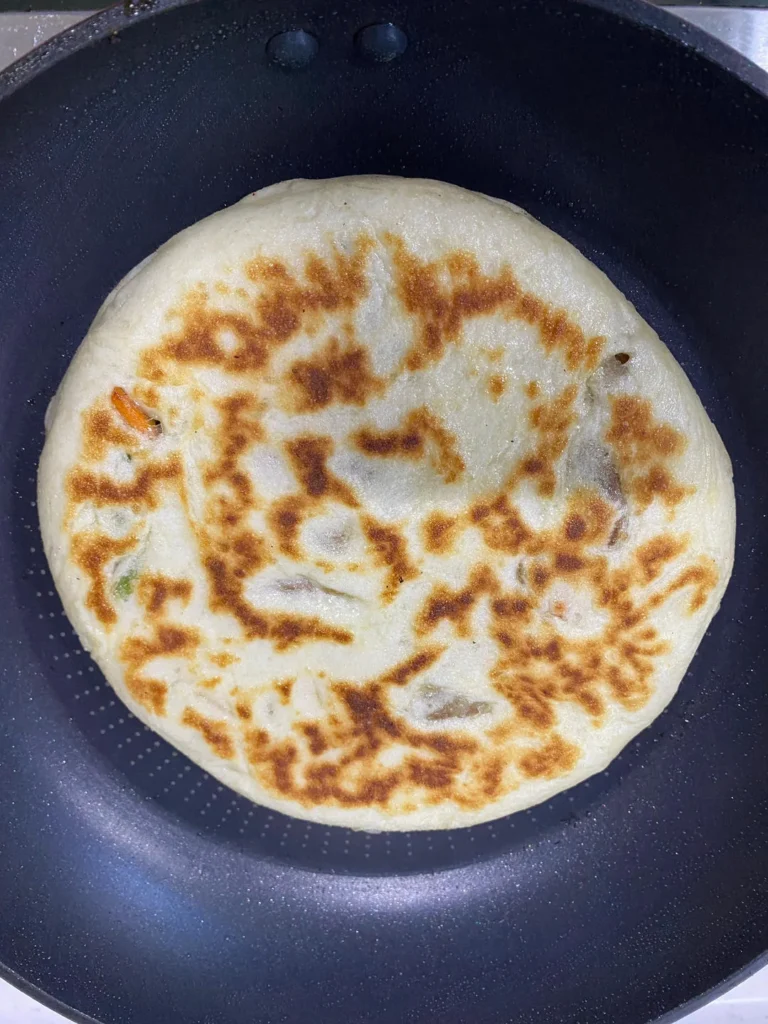 Beef and Cheese Yeast Flatbread — Pan-Fried & Air-Fried, Two Ways from One Dough!