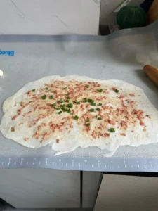 Homemade Hot Water Dough Hand-Torn Pancakes (Plain / Scallion / Beef)
