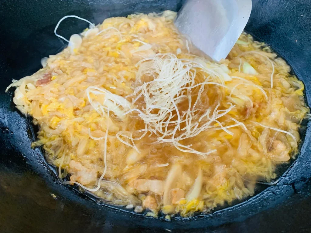 Pork and Pickled Cabbage Stew with Glass Noodles