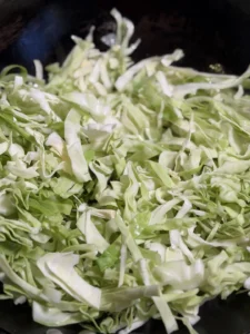 Quick & Easy Cabbage and Glass Noodles Stir-fry