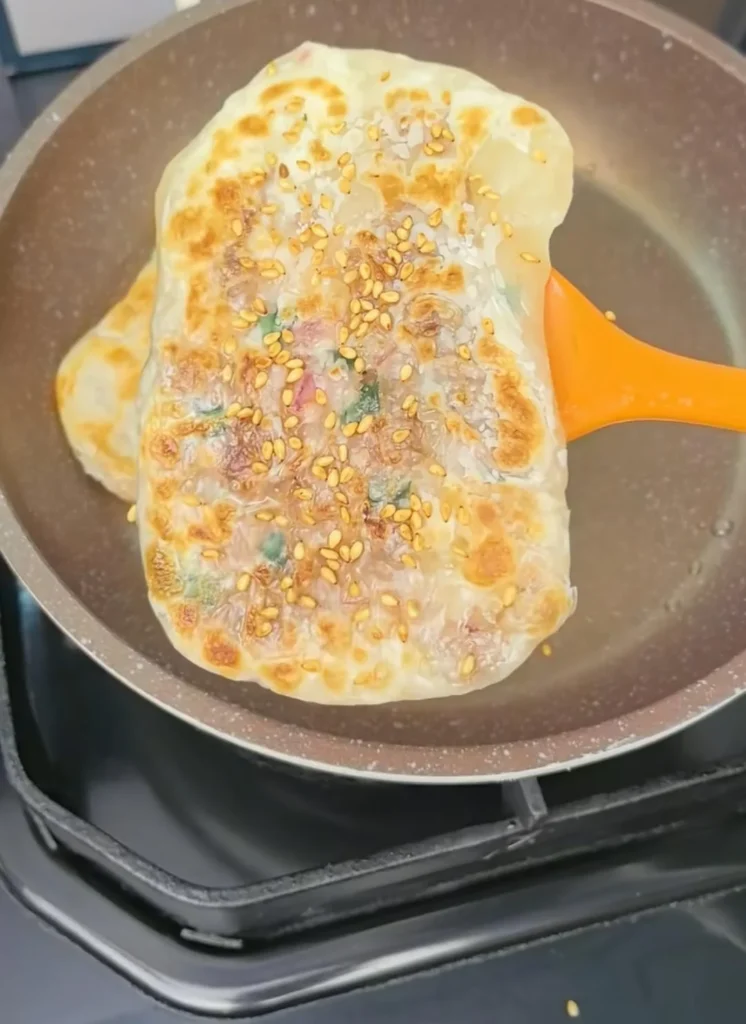 Beef Guokui (Crispy Stuffed Flatbread)