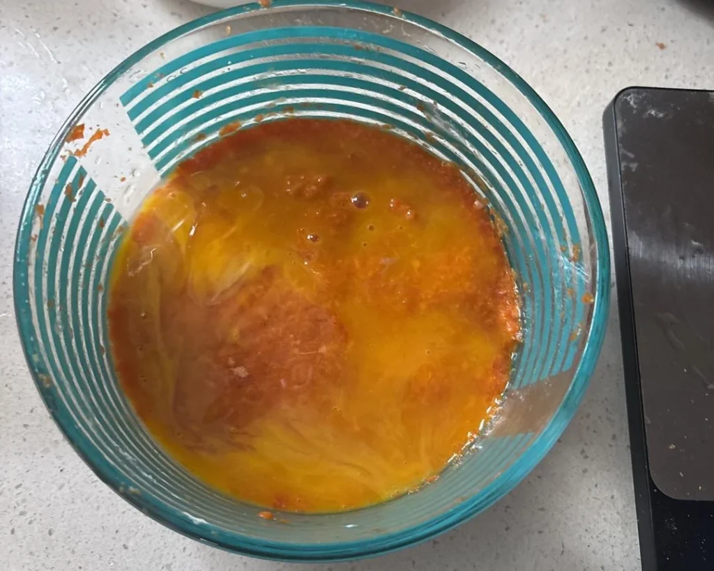 Baby Food: Beef, Carrot & Napa Cabbage Steamed Cake