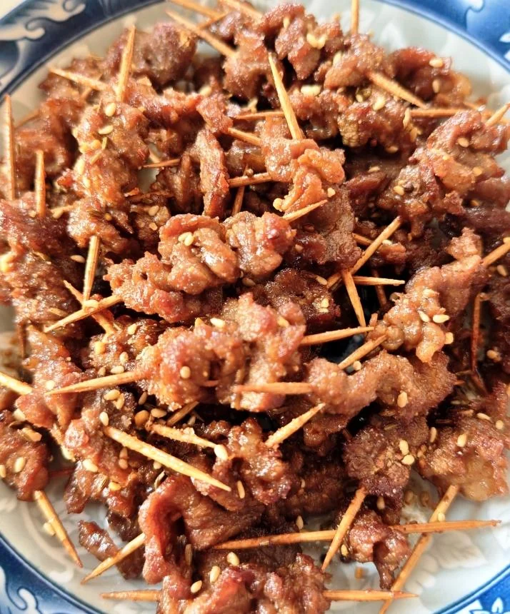 Deep-Fried Toothpick Beef