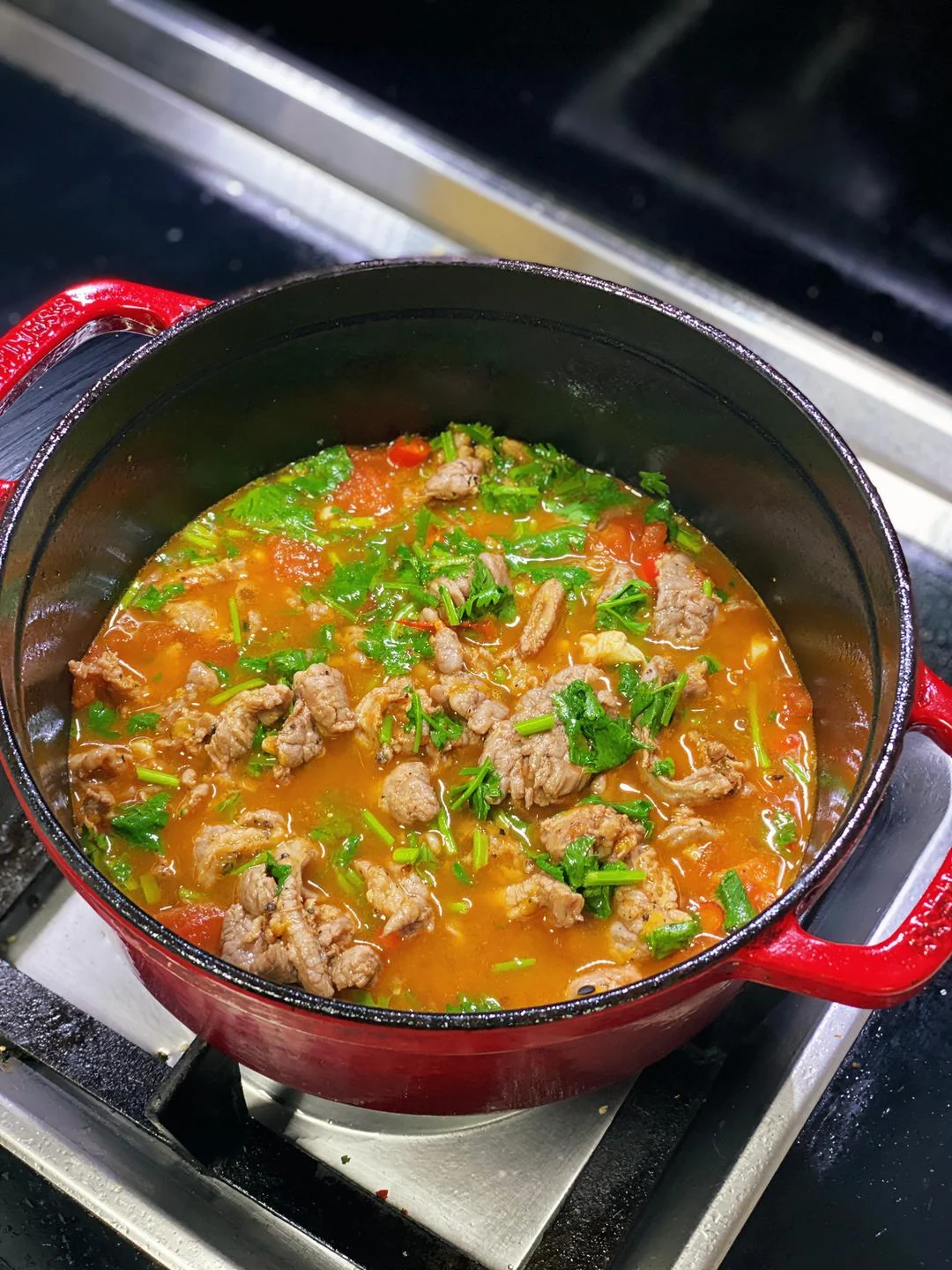 Passion Fruit Sour Beef Soup